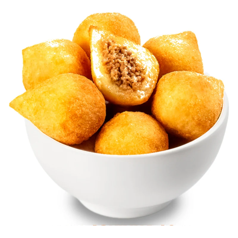 Mini coxinha de carne puro mandioca