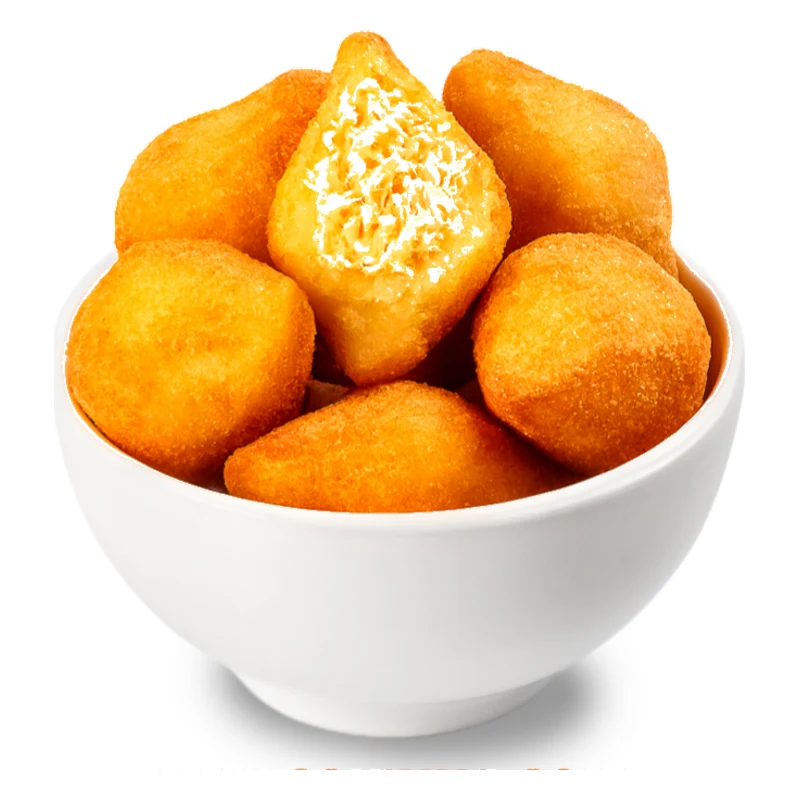 Mini coxinha de frango puro mandioca